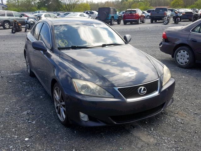 JTHBK262085078170 - 2008 LEXUS IS 250 GRAY photo 1