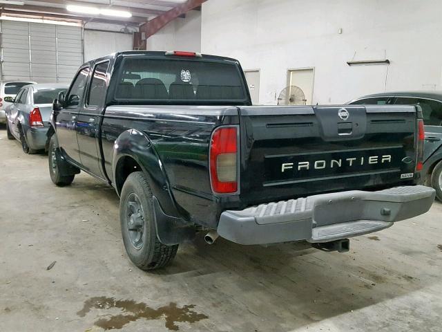 1N6ED29X64C466913 - 2004 NISSAN FRONTIER C BLACK photo 3