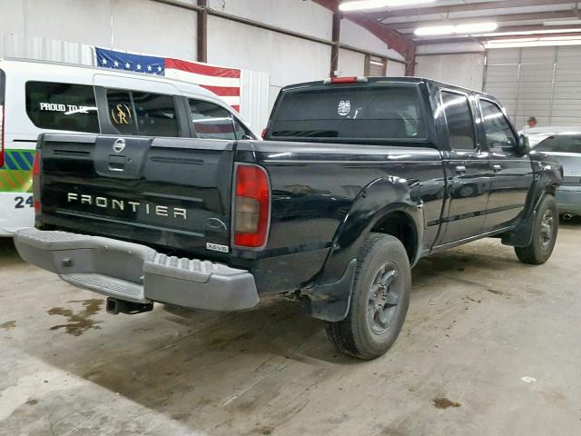 1N6ED29X64C466913 - 2004 NISSAN FRONTIER C BLACK photo 4