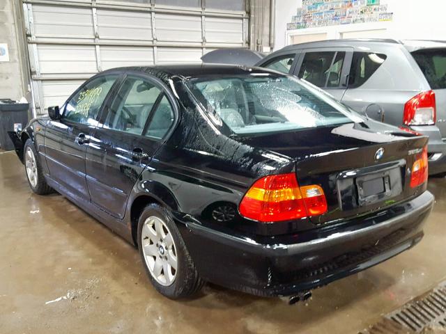 WBAEU33492PF64637 - 2002 BMW 325 XI BLACK photo 3