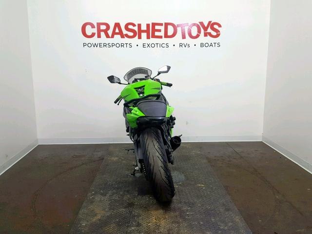 JKAZX4R13BA027366 - 2011 KAWASAKI ZX600 R GREEN photo 4