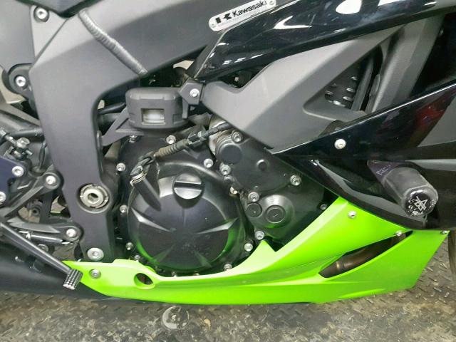 JKAZX4R13BA027366 - 2011 KAWASAKI ZX600 R GREEN photo 5