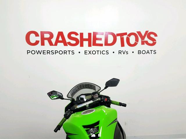 JKAZX4R13BA027366 - 2011 KAWASAKI ZX600 R GREEN photo 8