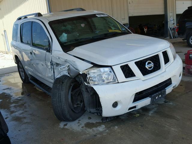 5N1BA0ND7DN604067 - 2013 NISSAN ARMADA SV WHITE photo 1