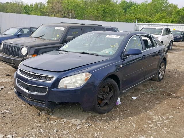 1G1ZH57B384213297 - 2008 CHEVROLET MALIBU 1LT 蓝色 照片 2