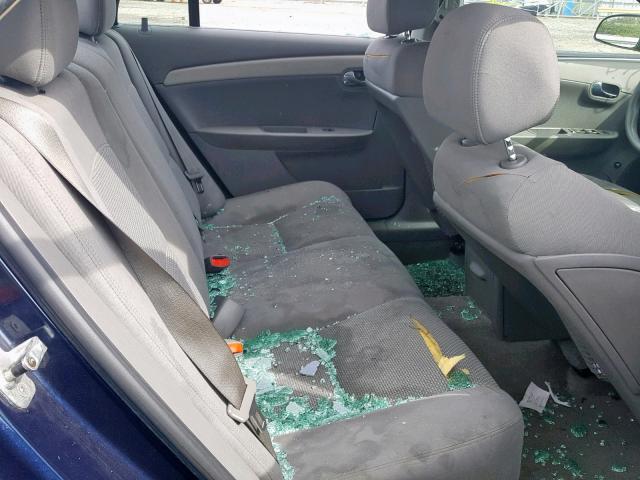 1G1ZH57B384213297 - 2008 CHEVROLET MALIBU 1LT 蓝色 照片 6