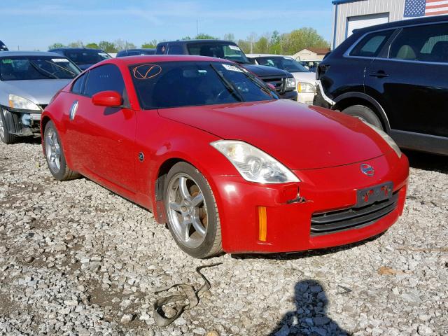 JN1BZ34D77M504998 - 2007 NISSAN 350Z COUPE RED photo 1