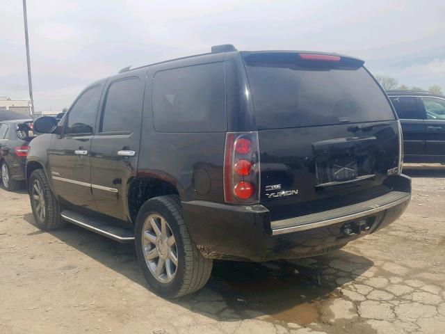 1GKFK03299R296988 - 2009 GMC YUKON DENA BLACK photo 3