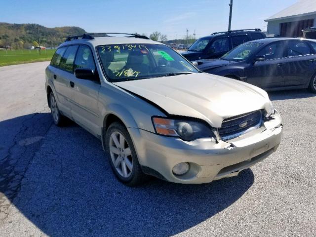 4S4BP61C067315764 - 2006 SUBARU LEGACY OUT TAN photo 1