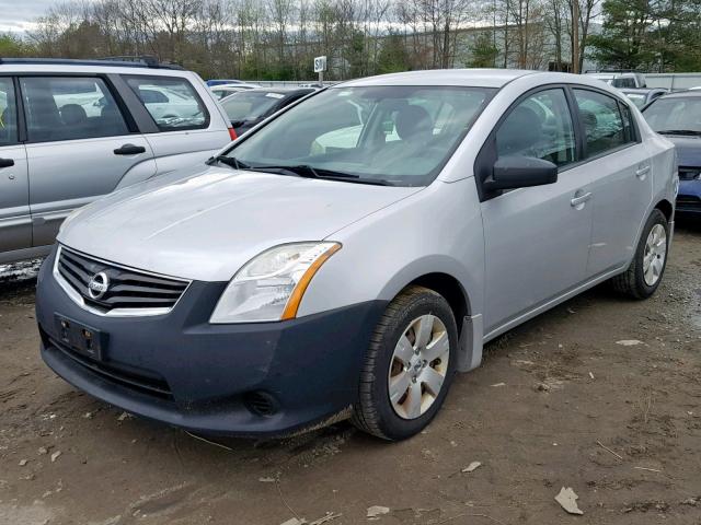 3N1AB6APXAL687394 - 2010 NISSAN SENTRA 2.0 SILVER photo 2