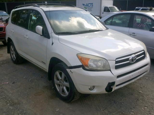 JTMBD31V675067014 - 2007 TOYOTA RAV4 LIMIT WHITE photo 1