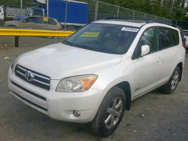 JTMBD31V675067014 - 2007 TOYOTA RAV4 LIMIT WHITE photo 2