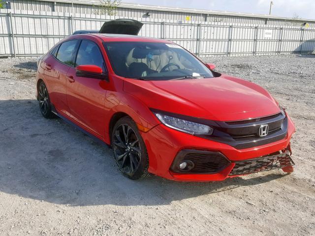 SHHFK7H97HU215306 - 2017 HONDA CIVIC SPOR RED photo 1