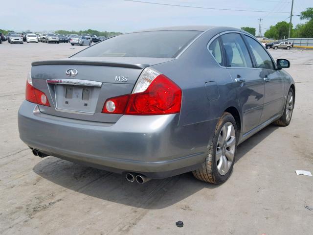 JNKAY01E46M106121 - 2006 INFINITI M35 BASE GRAY photo 4