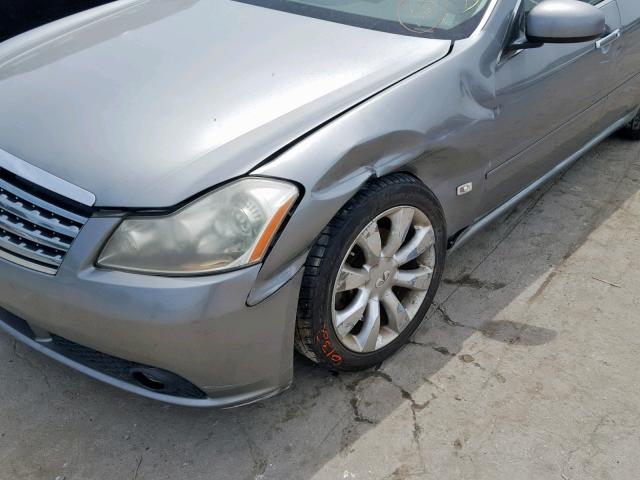 JNKAY01E46M106121 - 2006 INFINITI M35 BASE GRAY photo 9