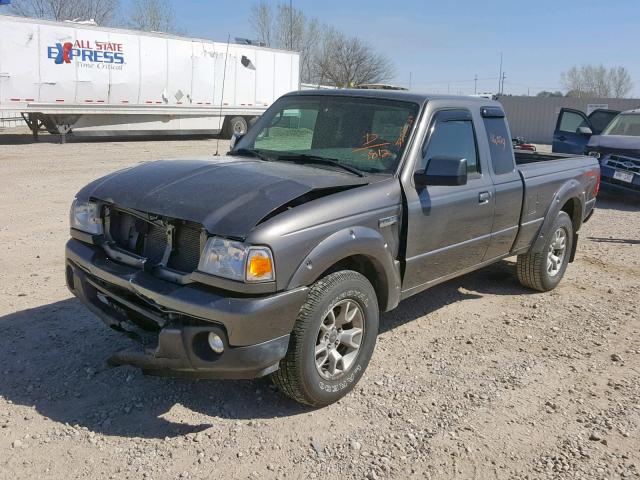 1FTLR4FE3BPA15812 - 2011 FORD RANGER SUP GRAY photo 2