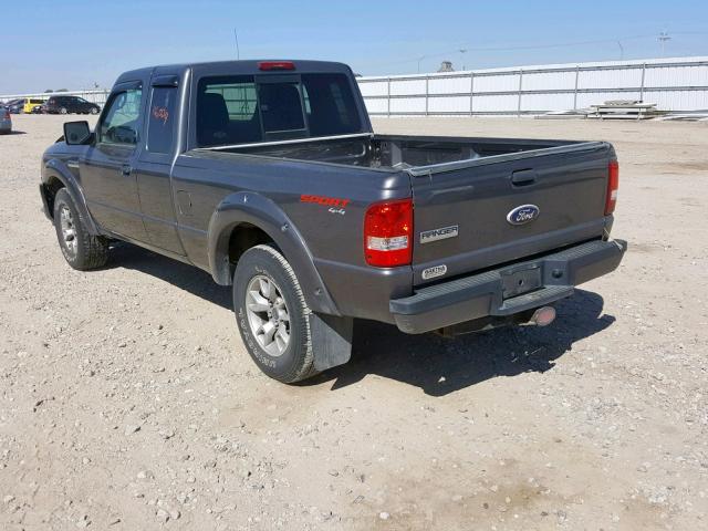 1FTLR4FE3BPA15812 - 2011 FORD RANGER SUP GRAY photo 3