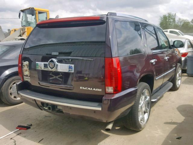 1GYFK43519R194494 - 2009 CADILLAC ESCALADE H PURPLE photo 4