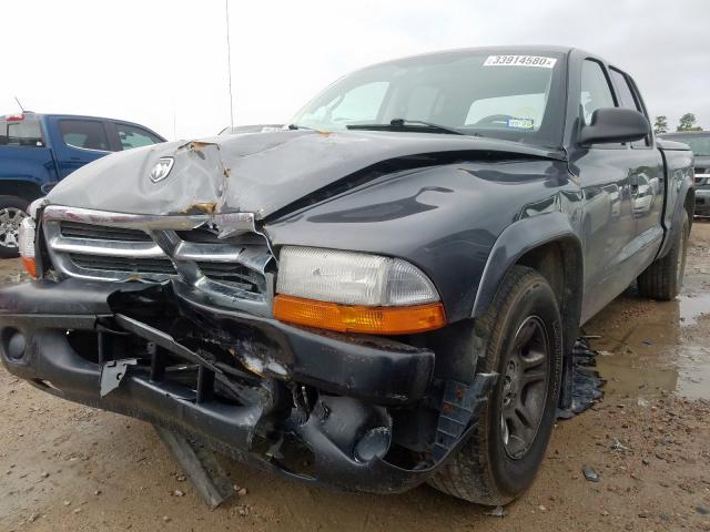 1D7HL38K64S763769 - 2004 DODGE DAKOTA QUAD SPORT  photo 2