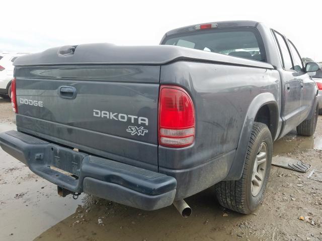 1D7HL38K64S763769 - 2004 DODGE DAKOTA QUAD SPORT  photo 4