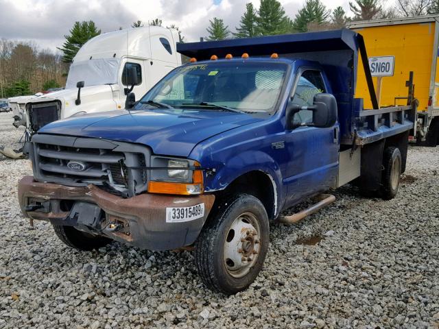 1FDAF57F6XEA16688 - 1999 FORD F550 SUPER BLUE photo 2