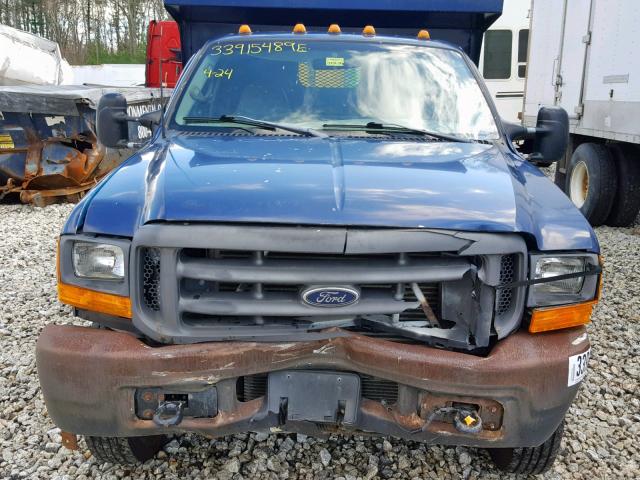 1FDAF57F6XEA16688 - 1999 FORD F550 SUPER BLUE photo 7