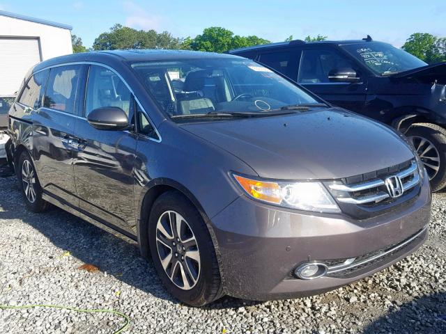 5FNRL5H93EB111634 - 2014 HONDA ODYSSEY TO GRAY photo 1