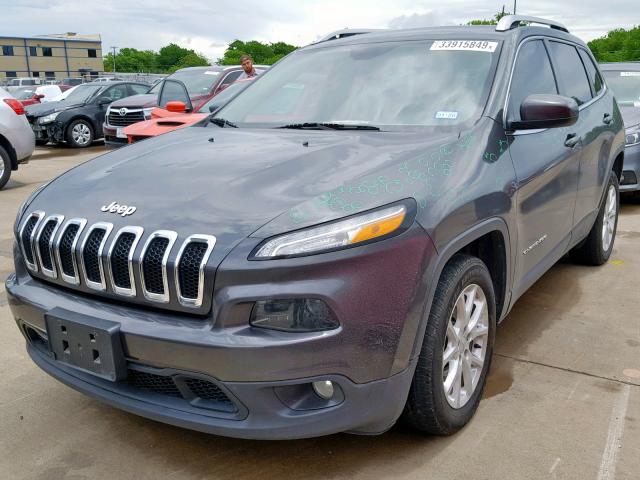 1C4PJLCB4GW234126 - 2016 JEEP CHEROKEE L GRAY photo 2