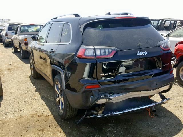 1C4PJMDX4KD304342 - 2019 JEEP CHEROKEE L BLACK photo 3