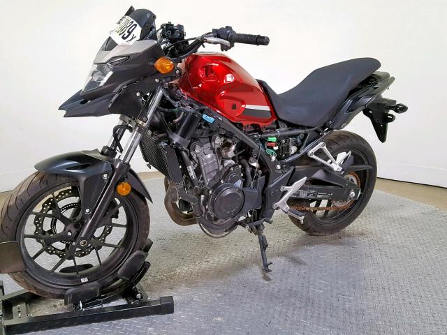 MLHPC460XH5400020 - 2017 HONDA CB500 XA - RED photo 4