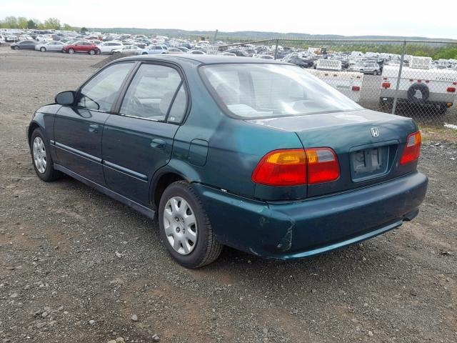 2HGEJ6618YH577826 - 2000 HONDA CIVIC BASE GREEN photo 3