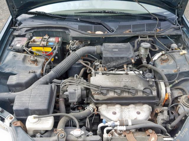 2HGEJ6618YH577826 - 2000 HONDA CIVIC BASE GREEN photo 7