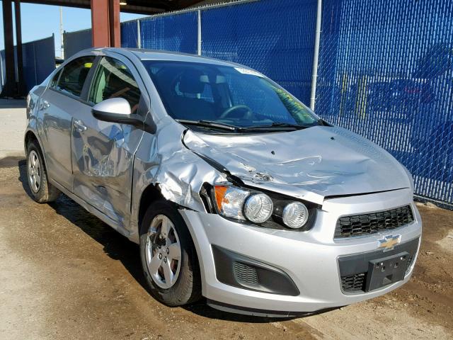 1G1JA5SH9E4183618 - 2014 CHEVROLET SONIC LS SILVER photo 1