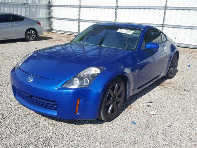 JN1AZ34EX3T015788 - 2003 NISSAN 350Z COUPE BLUE photo 2