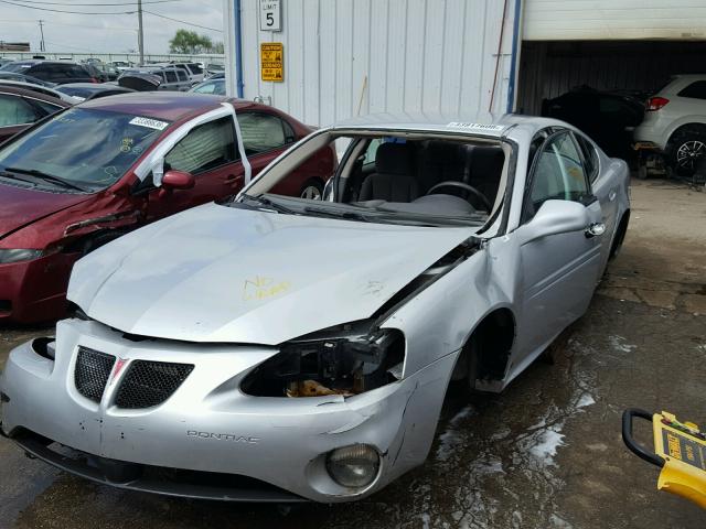 2G2WS522641137863 - 2004 PONTIAC GRAND PRIX SILVER photo 2