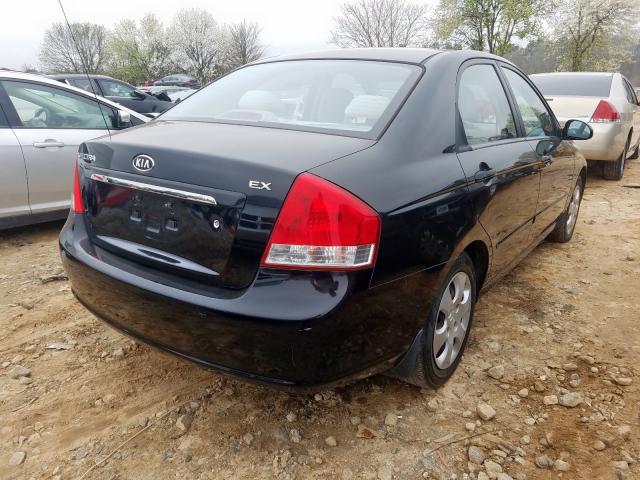 KNAFE121685501302 - 2008 KIA SPECTRA EX  photo 4