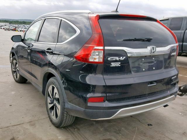 5J6RM4H9XFL096677 - 2015 HONDA CR-V TOURI BLACK photo 3