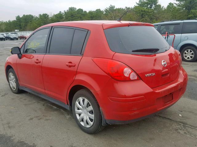 3N1BC1CP6CK249594 - 2012 NISSAN VERSA S RED photo 3