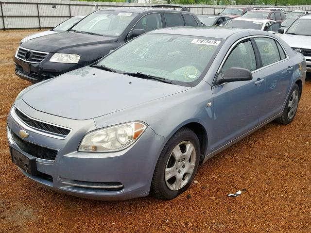 1G1ZG57B38F207328 - 2008 CHEVROLET MALIBU LS BLUE photo 2