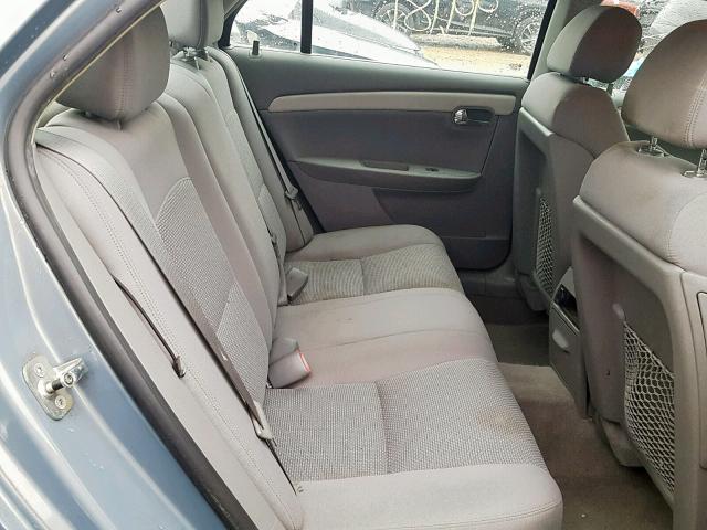 1G1ZG57B38F207328 - 2008 CHEVROLET MALIBU LS BLUE photo 6