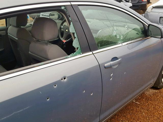 1G1ZG57B38F207328 - 2008 CHEVROLET MALIBU LS BLUE photo 9