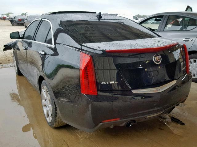 1G6AH5RX4D0140622 - 2013 CADILLAC ATS LUXURY BLACK photo 3