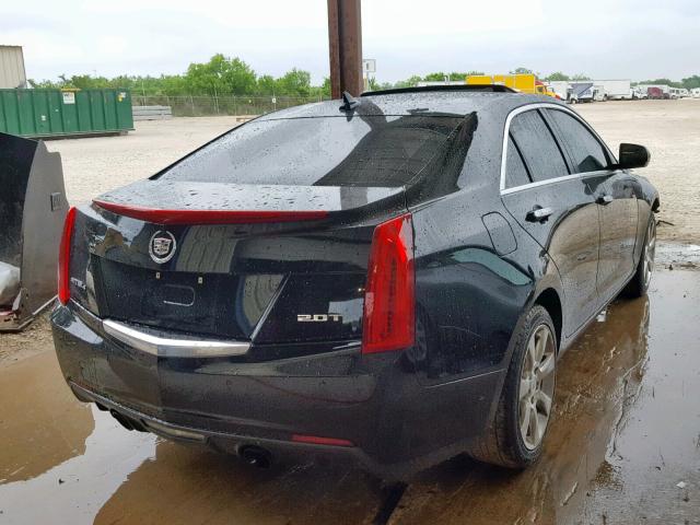 1G6AH5RX4D0140622 - 2013 CADILLAC ATS LUXURY BLACK photo 4