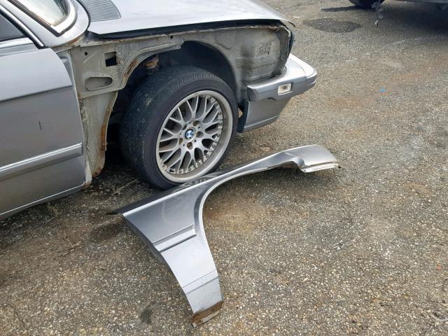 WBADC7400J1718071 - 1988 BMW 535 BASE SILVER photo 9