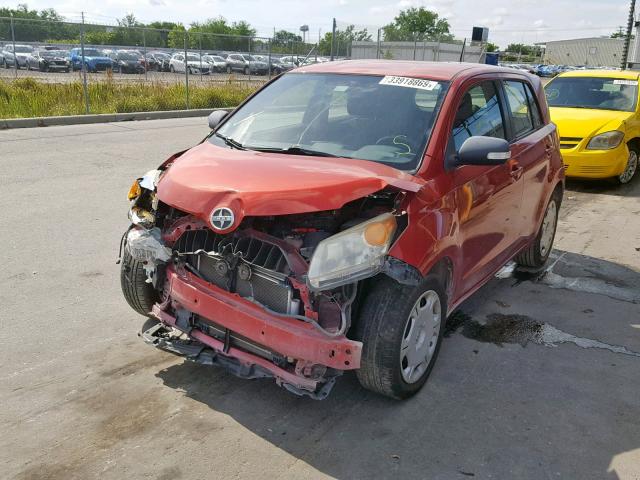 JTKKU10449J042497 - 2009 TOYOTA SCION XD RED photo 2