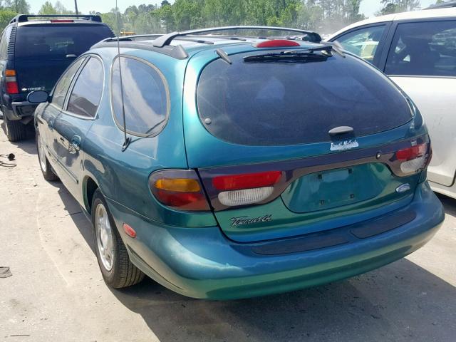 1FALP57U5TA154657 - 1996 FORD TAURUS GL GREEN photo 3