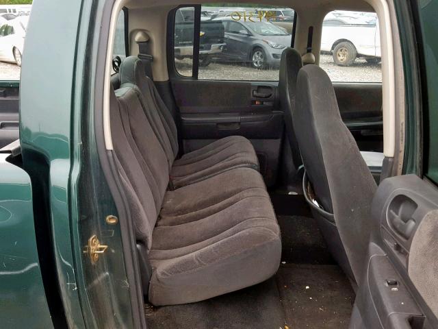 1B7HL2AX11S286142 - 2001 DODGE DAKOTA QUA GREEN photo 6