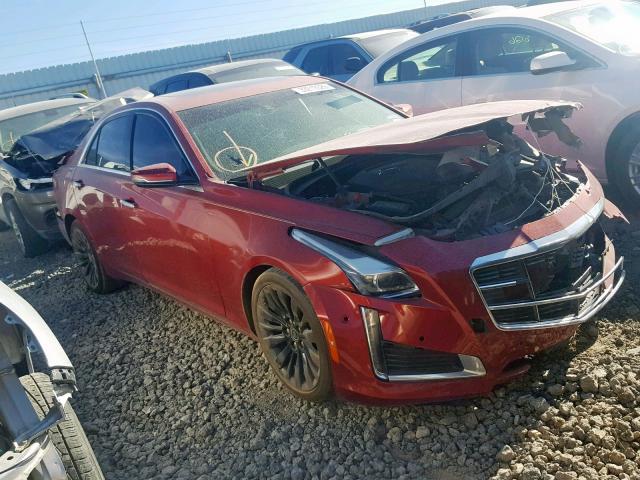 1G6AT5S32E0140139 - 2014 CADILLAC CTS PREMIU RED photo 1