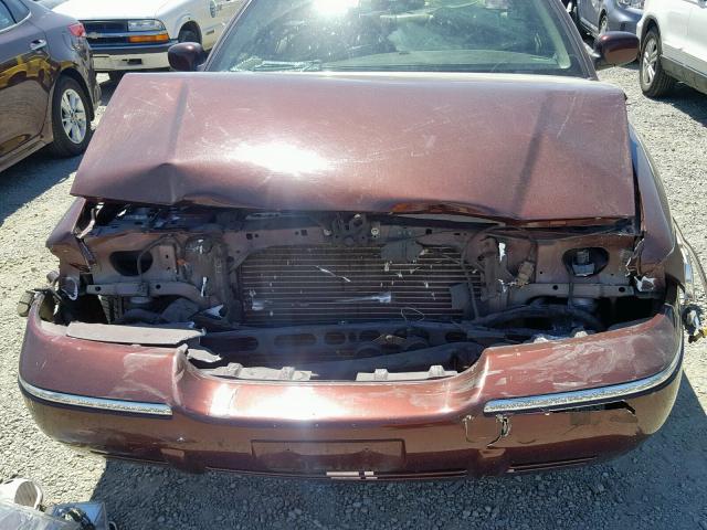 2MEFM75W41X699624 - 2001 MERCURY GRAND MARQ BURGUNDY photo 7