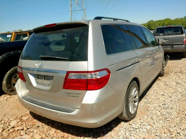 5FNRL38825B003419 - 2005 HONDA ODYSSEY TO SILVER photo 4